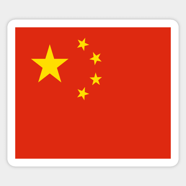 China flag Sticker by flag for all